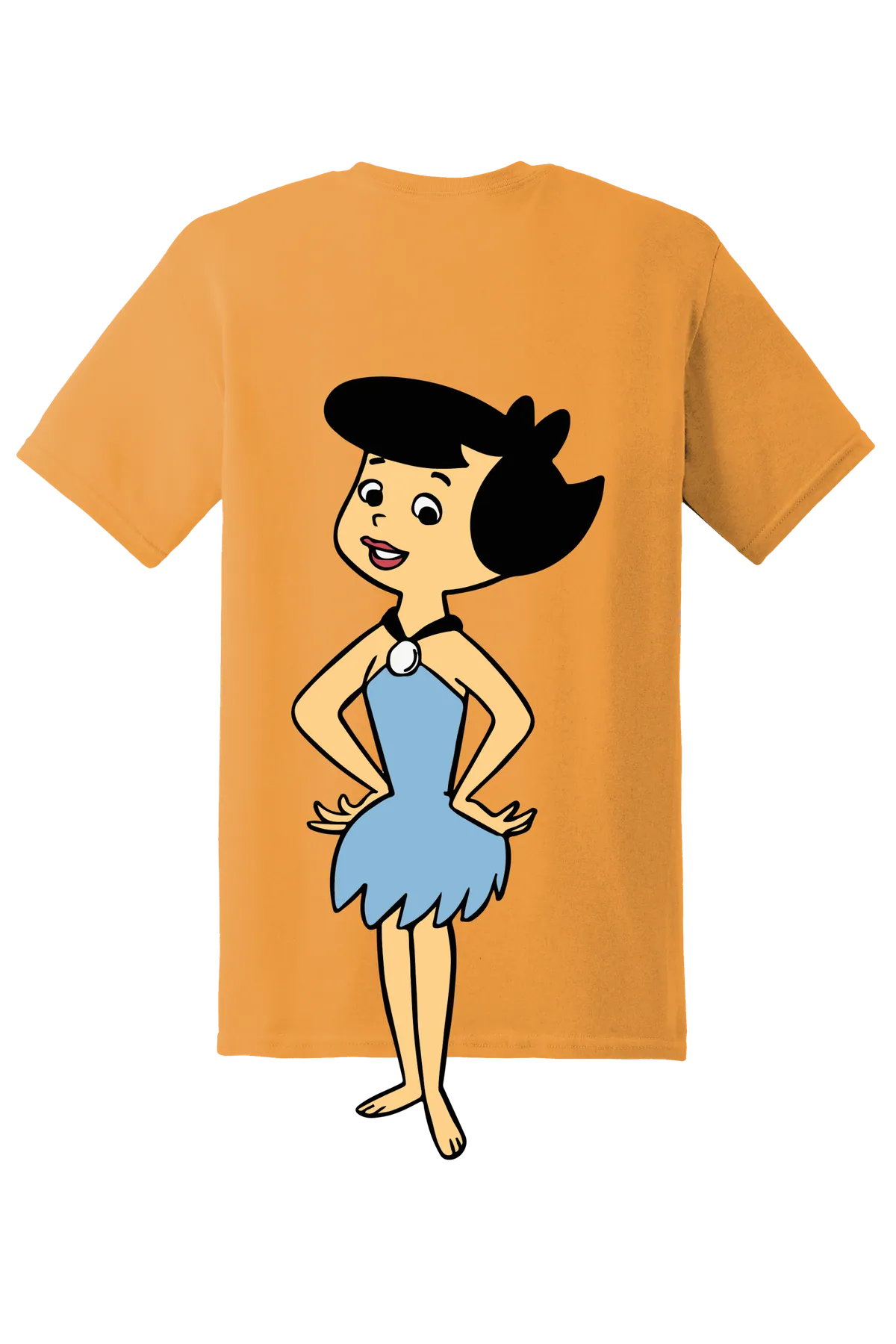 The Flintstones Flintstones 4 Tee, Tennessee Orange, back print
