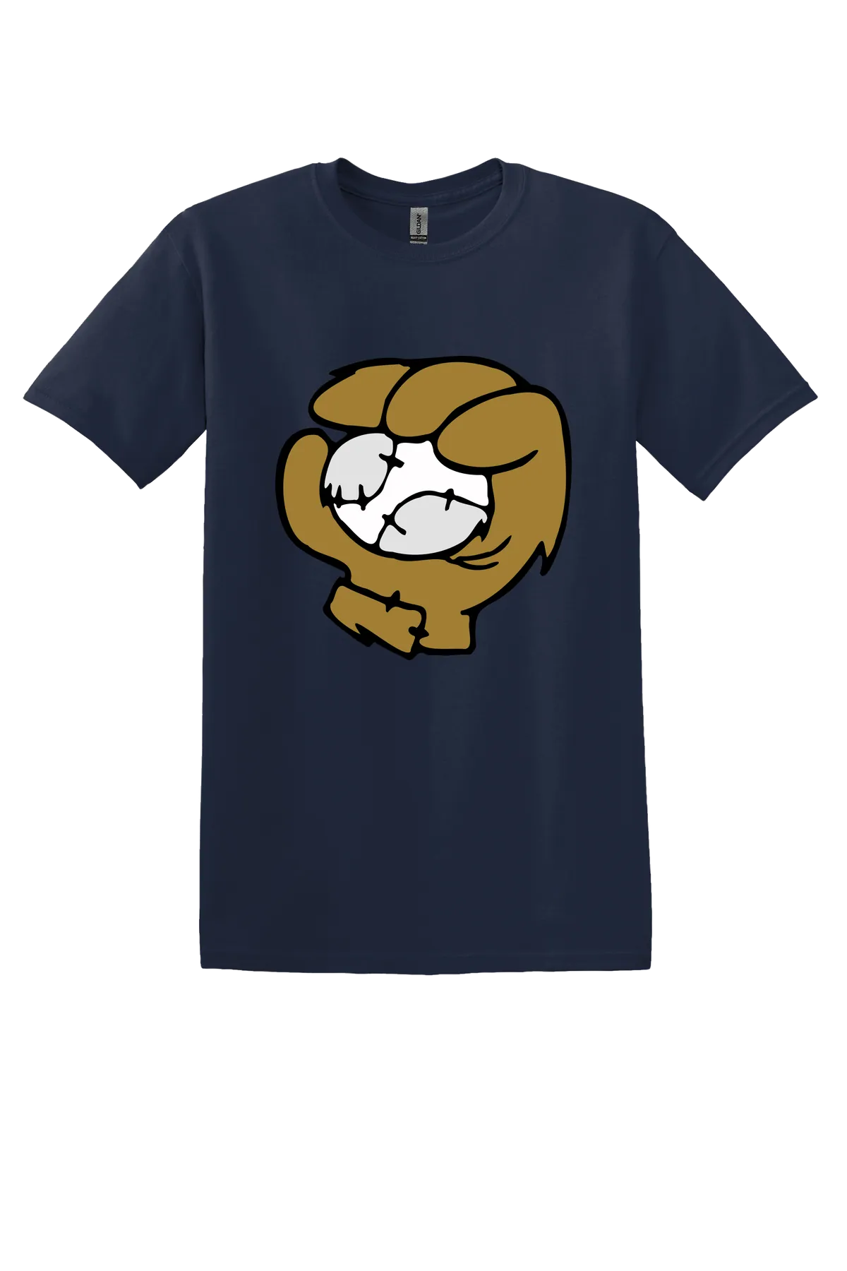 The Flintstones Glove and Ball Tee, Navy, front print