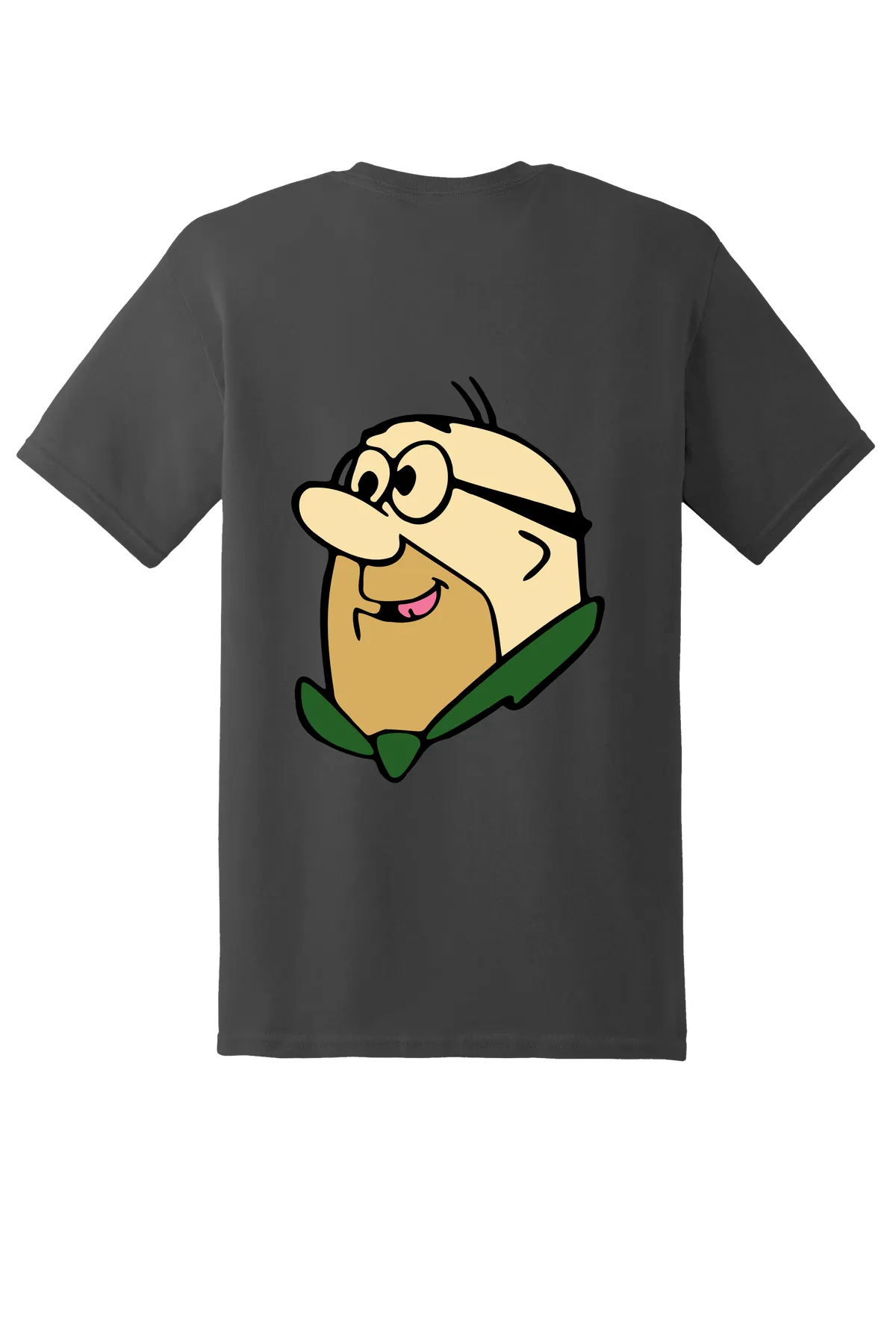 The Flintstones Mr. Slate 04 Tee, Charcoal, back print