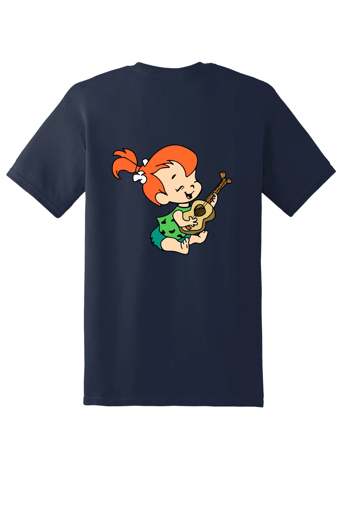 The Flintstones Pebbles 01 Tee, Navy, back print
