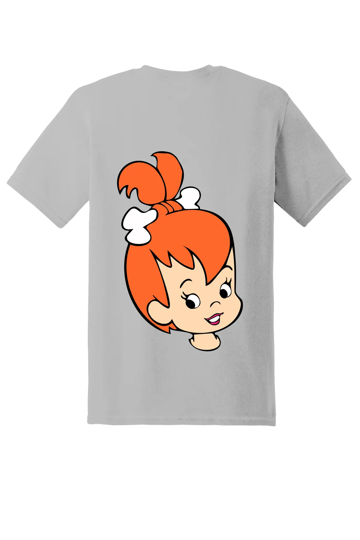 The Flintstones Pebbles 07 Tee, Ice Grey, back print