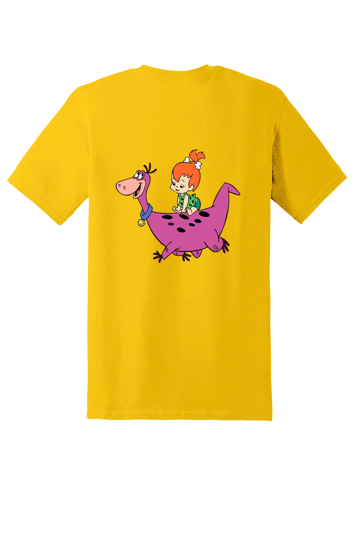 The Flintstones Pebbles and Dino 02 Tee, Daisy, back print