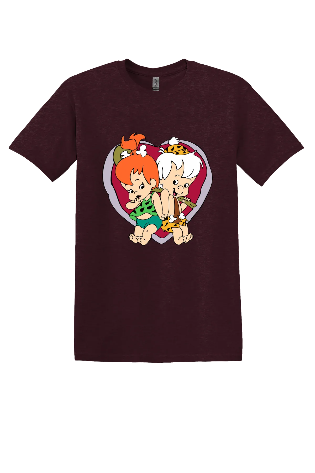 The Flintstones Pebbles_Bamm Bamm 03 Tee, Russet, front print