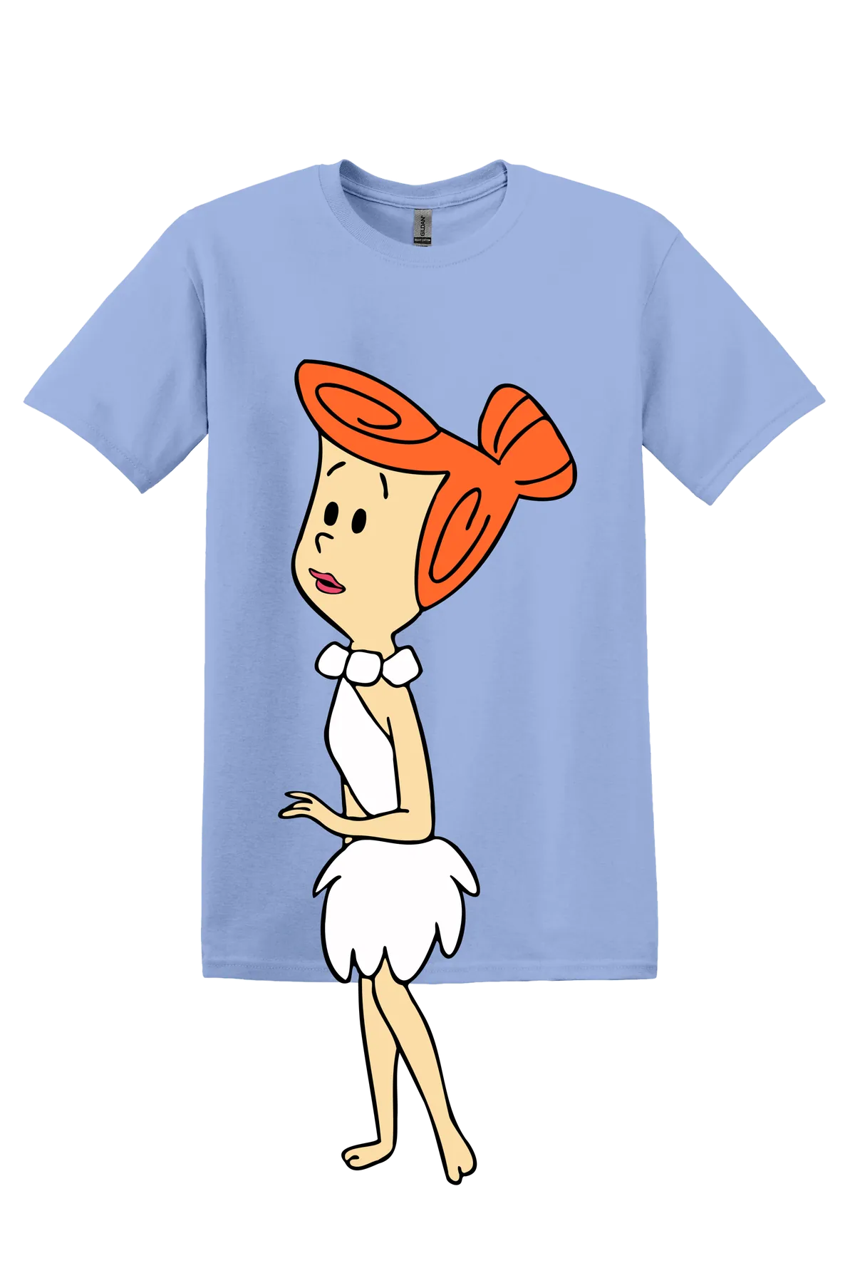 The Flintstones Wilma 06 Tee, Carolina Blue, front print